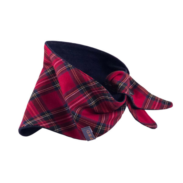 Knoopbandana Scottish Red
