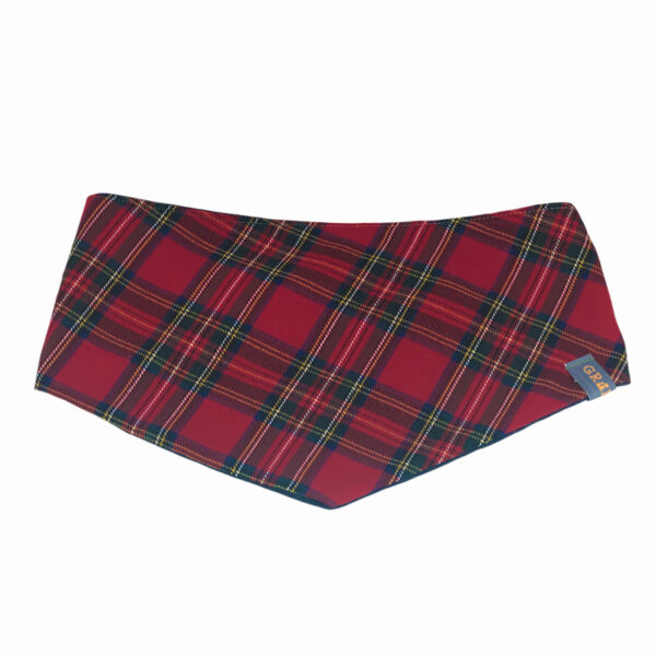 Knoopbandana Scottish Red