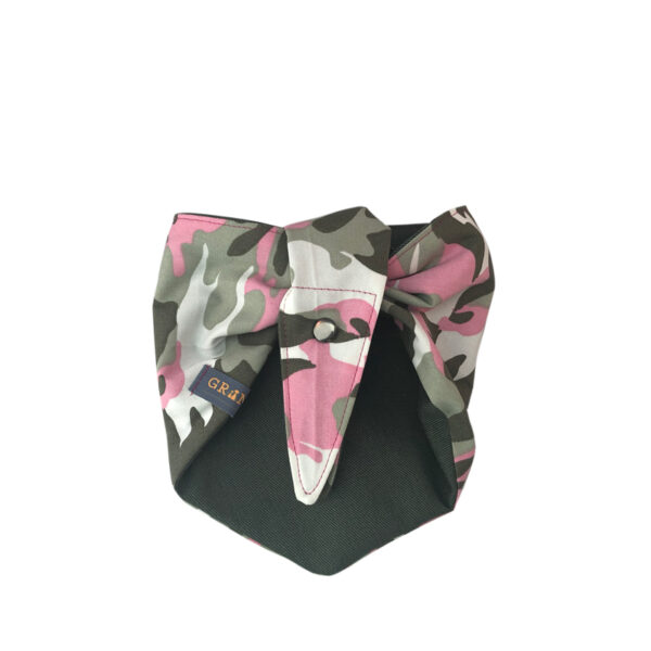 Knoopbandana Pink Army Sister